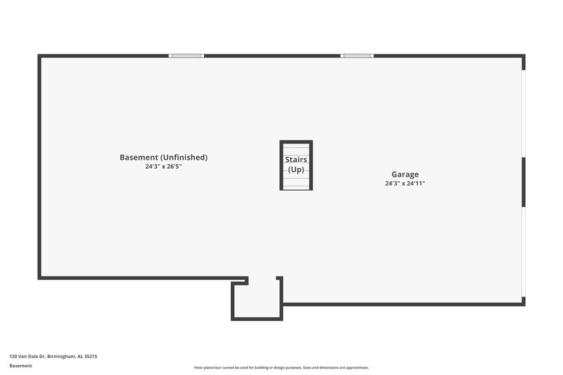1,410/Mo, 120 Von Dale Dr Birmingham, AL 35215 Floor Plan View