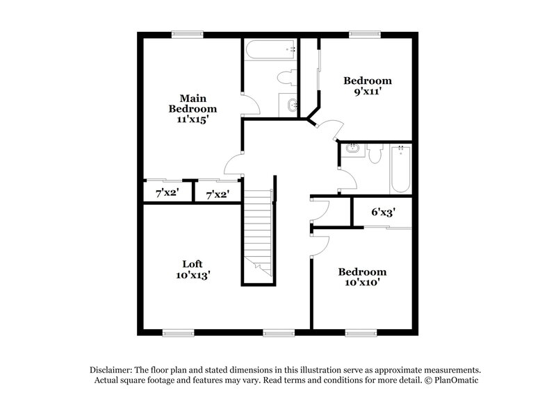 1,600/Mo, 160 Briar Ridge Ln Odenville, AL 35120 Floorplan View 2
