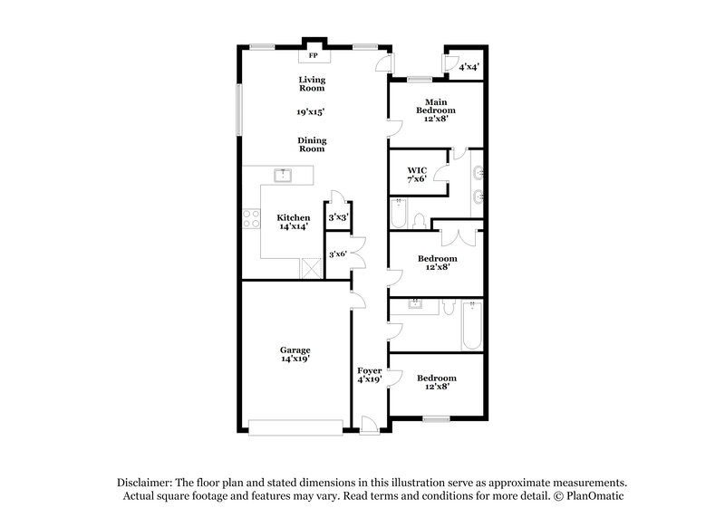 2,110/Mo, 2093 Willow Glenn Dr Birmingham, AL 35215 Floor Plan View