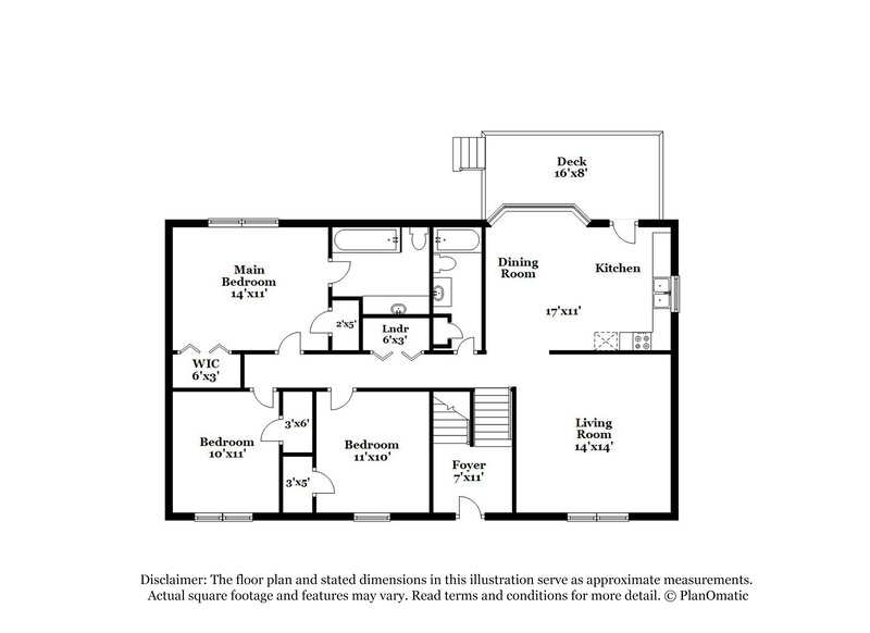 1,340/Mo, 425 Levine Rd Odenville, AL 35120 Floor Plan View