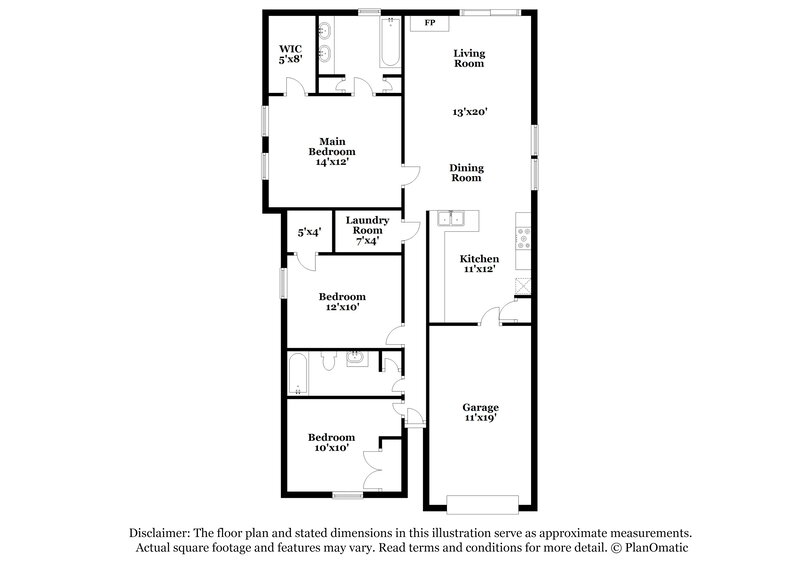 2,270/Mo, 111 Springdale Dr Gardendale, AL 35071 Floor Plan View