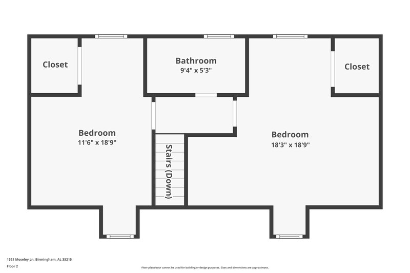 1,680/Mo, 1521 Moseley Ln Birmingham, AL 35215 Floor Plan View