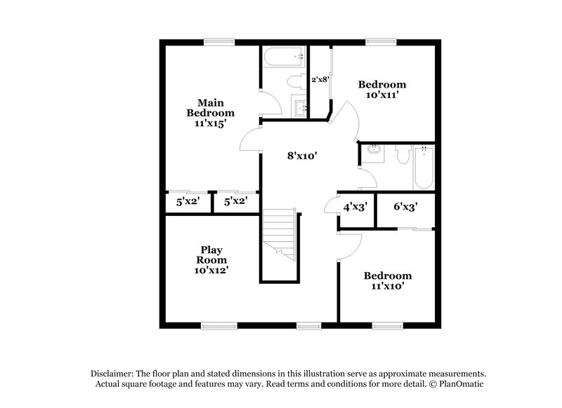 1,780/Mo, 6350 Cathwick Circle McCalla, AL 35111 Floor Plan View 2