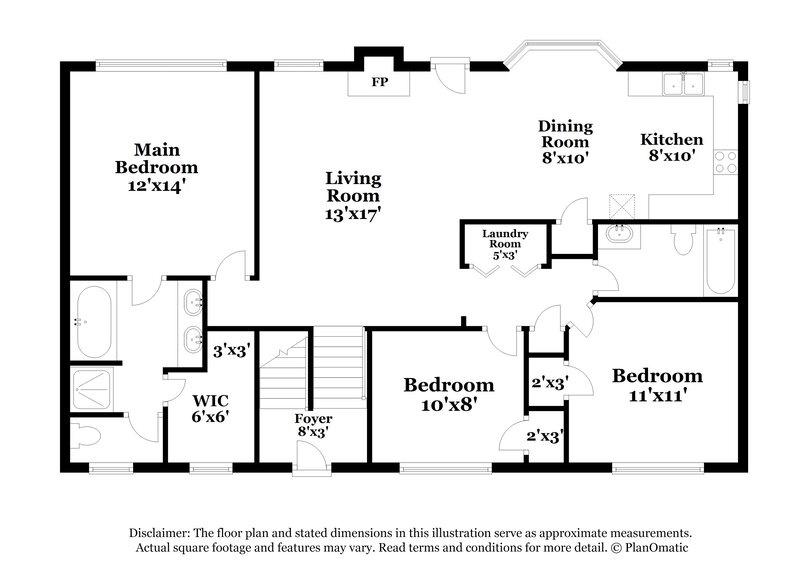 2,200/Mo, 5041 Pebble Ln Birmingham, AL 35235 Floor Plan View