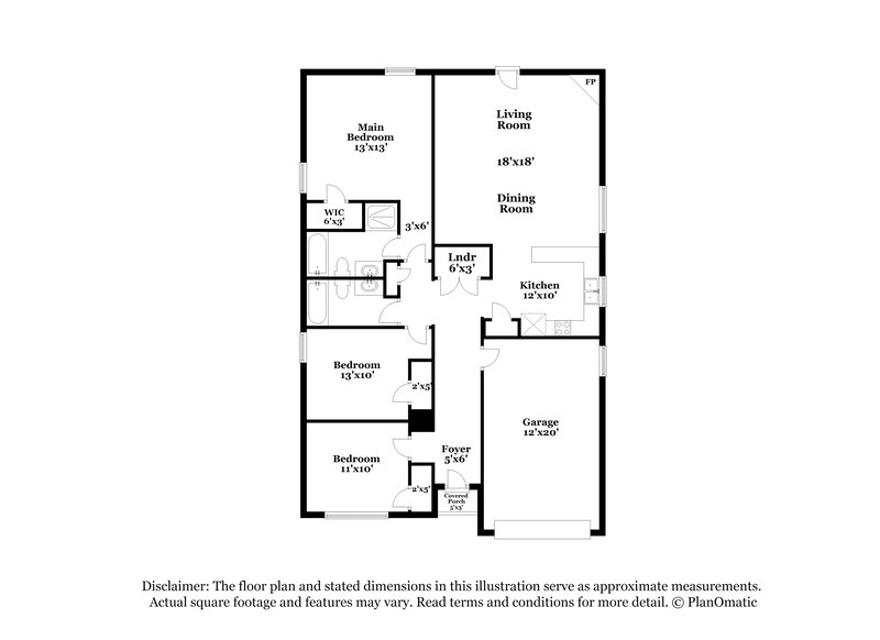 1,775/Mo, 4493 Canterbury St Mount Olive, AL 35117 Floor Plan View