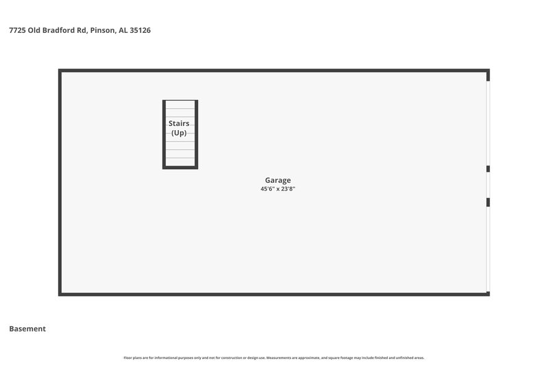 1,515/Mo, 7725 Old Bradford Rd Pinson, AL 35126 Floor Plan View 2