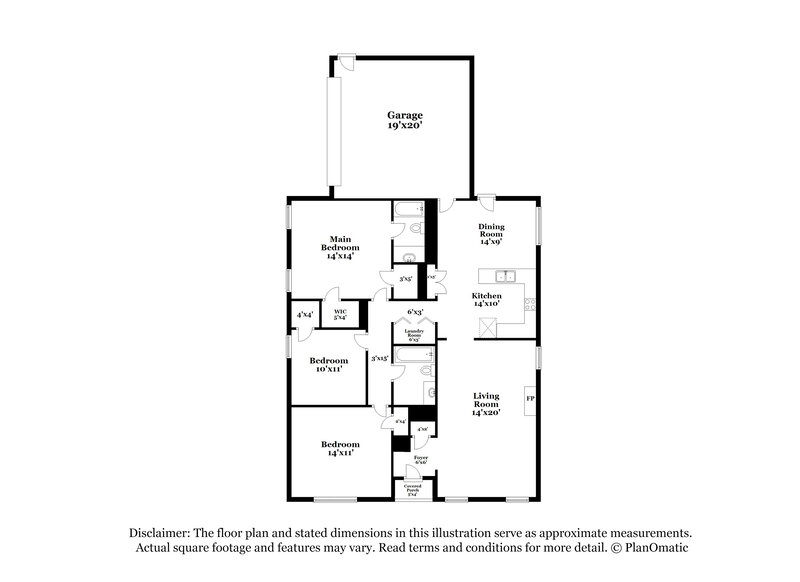 1,850/Mo, 175 Cedar Bend Dr Helena, AL 35080 Floor Plan View