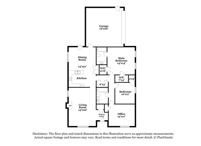 1,640/Mo, 126 Stonehaven Dr Pelham, AL 35124 Floor Plan View