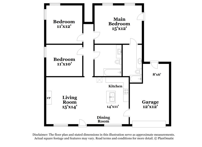 1,590/Mo, 110 Spring Glade Cir Trussville, AL 35173 Floorplan View