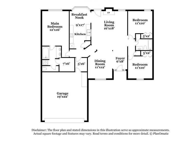 3,140/Mo, 392 Old Cahaba Trail Helena, AL 35080 Floorplan View