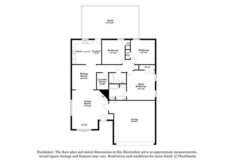 1,840/Mo, 173 St Charles Dr Helena, AL 35080 Floor Plan View