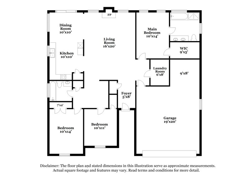 1,765/Mo, 216 Tocoa Circle Helena, AL 35080 Floor Plan View
