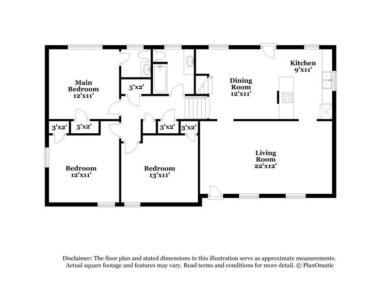 1,455/Mo, 3034 Debra Drive Fultondale, AL 35068 Floor Plan View 2