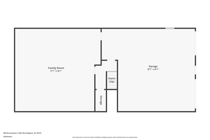 1,590/Mo, 800 Dunwoody Ln NW Birmingham, AL 35215 Floor Plan View