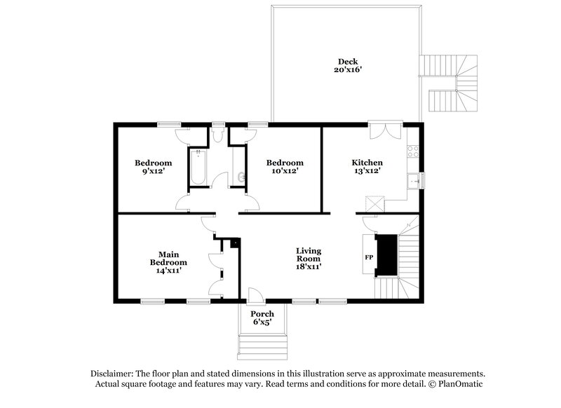 1,540/Mo, 3248 Larrabee Ln Bessemer, AL 35023 Floor Plan View