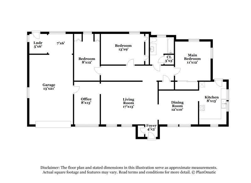 1,300/Mo, 937 9th Ave Pleasant Grove, AL 35127 Floor Plan View