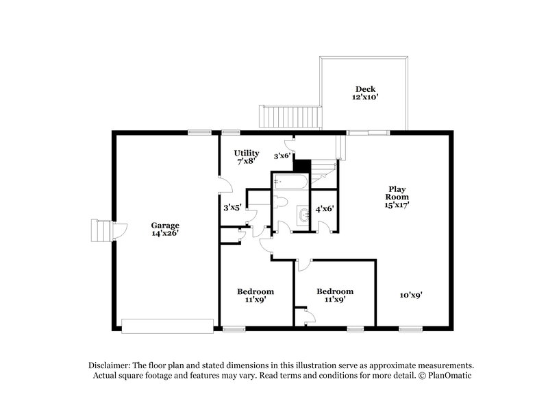 1,975/Mo, 5009 Juiata Dr Irondale, AL 35210 Floorplan View 2