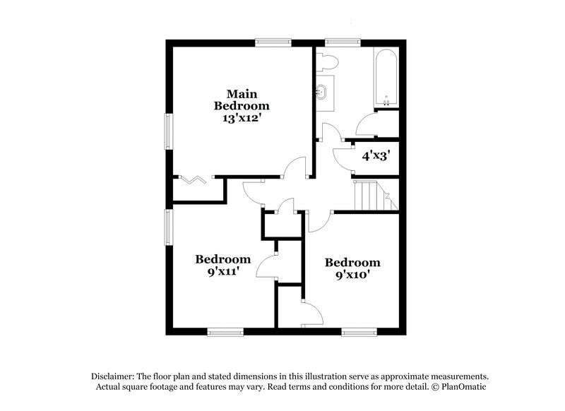 1,195/Mo, 201 Beechwood Drive Bessemer, AL 35023 Floor Plan View 3