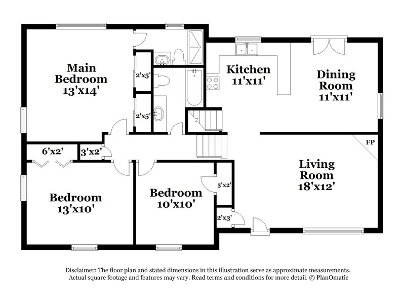 1,280/Mo, 3015 Summit Ridge Dr Adamsville, AL 35005 Floor Plan View