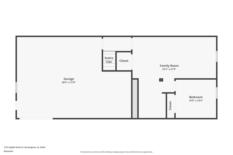 1,760/Mo, 1737 English Knoll Cir Birmingham, AL 35235 Floor Plan View