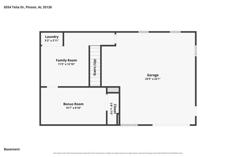 1,585/Mo, 6554 Telia Dr Pinson, AL 35126 Floorplan View 2