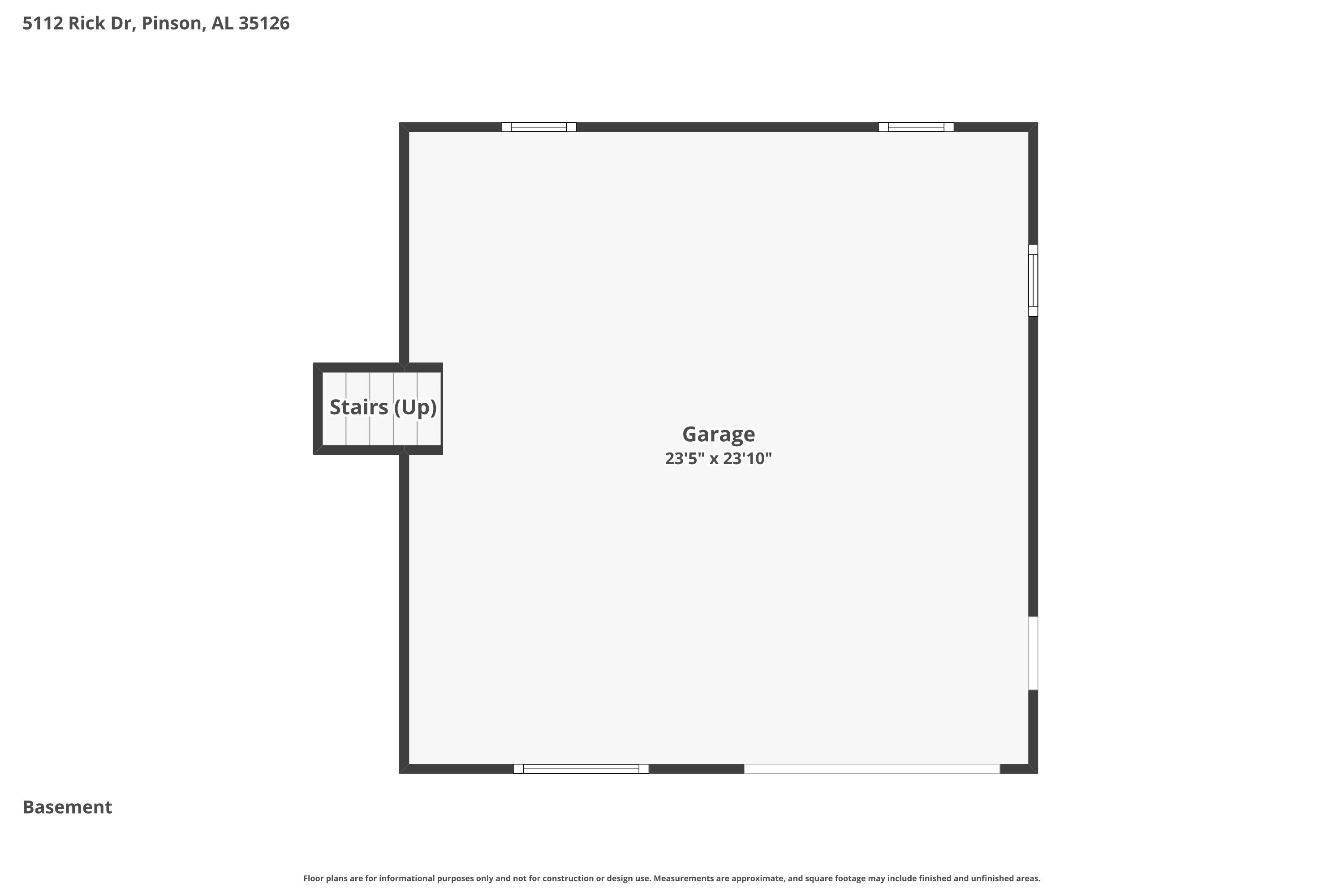 1,425/Mo, 5112 Rick Dr Pinson, AL 35126 Floor Plan View 2