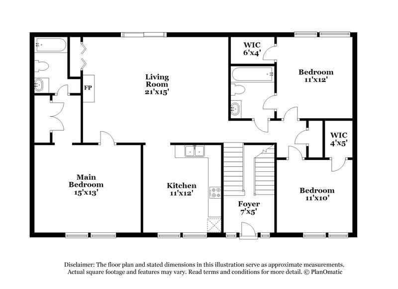 1,920/Mo, 421 Bellehurst Dr Birmingham, AL 35215 Floor Plan View