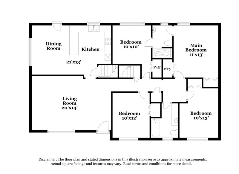 1,560/Mo, 529 Bonnie Bell Ln Birmingham, AL 35210 Floor Plan View