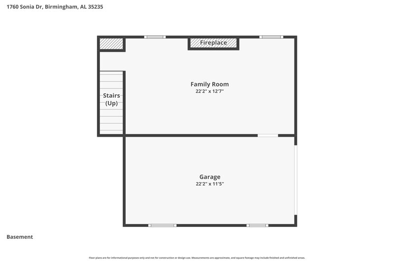 1,645/Mo, 1760 Sonia Dr Birmingham, AL 35235 Floor Plan View 2