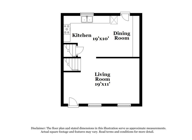 1,425/Mo, 2655 6th St NE Birmingham, AL 35215 Floorplan View 2