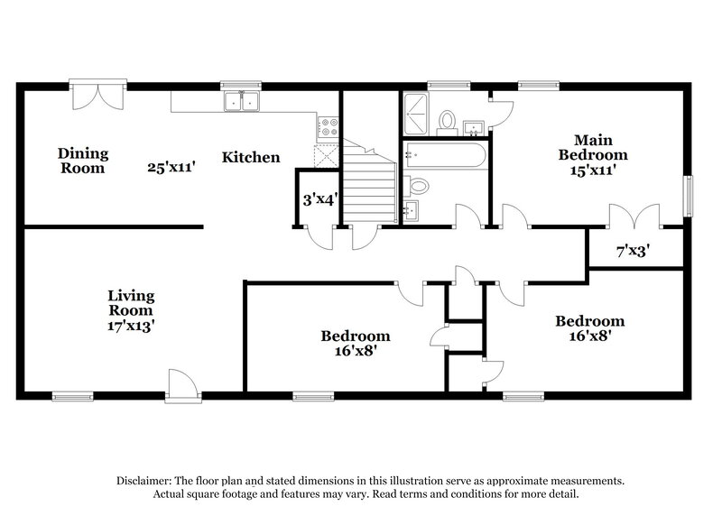 1,700/Mo, 1023 James Taylor Road Moody, AL 35004 Floor Plan View