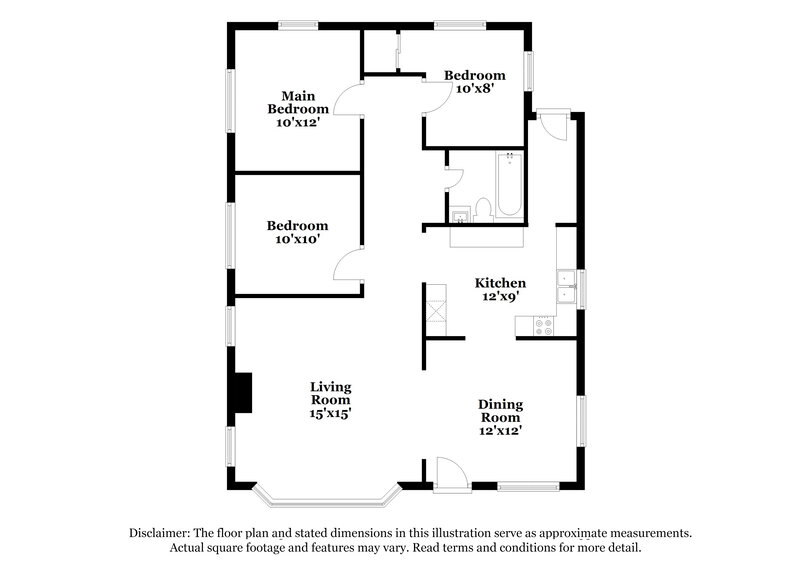 1,380/Mo, 1716 S 1st Street Birmingham, AL 35205 Floor Plan View