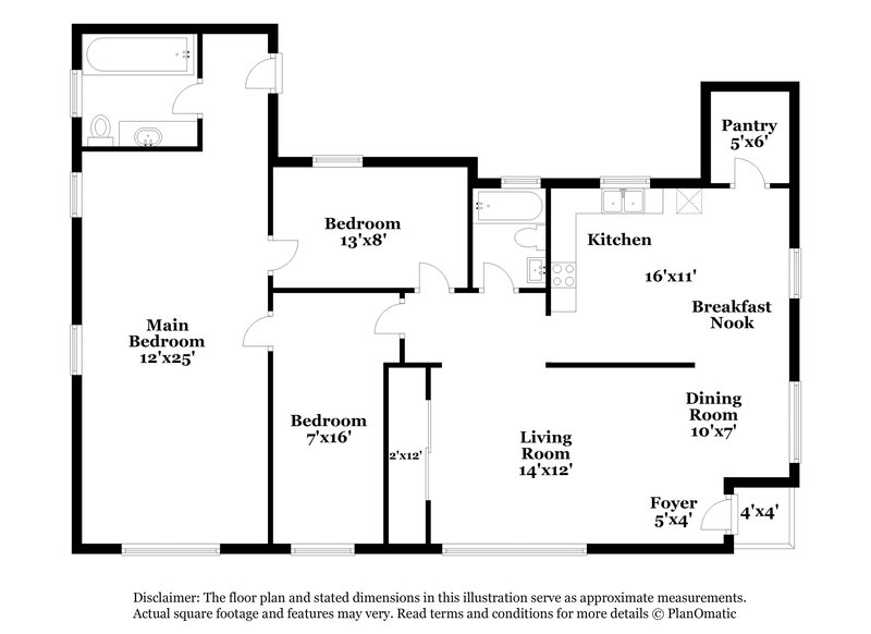 0/Mo, 501 Midway Street Midfield, AL 35228 Floor Plan View