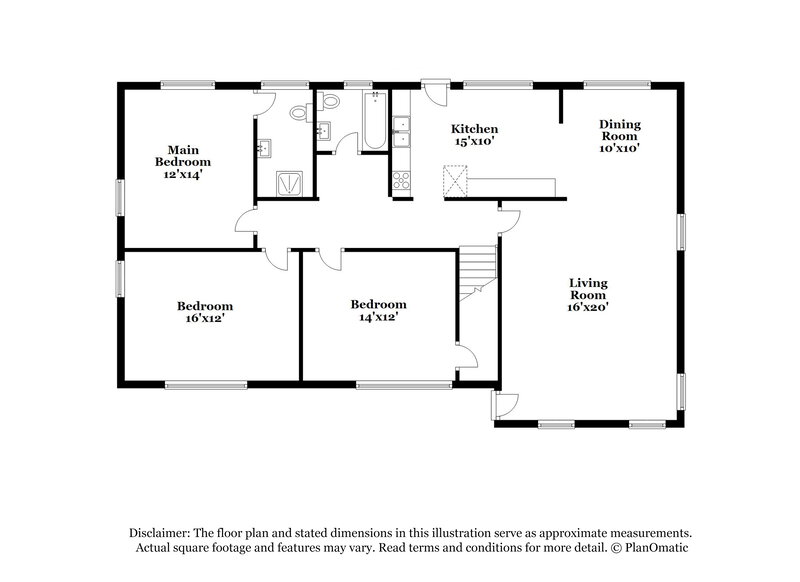 1,585/Mo, 820 Gene Reed Road Birmingham, AL 35235 Floorplan View 2