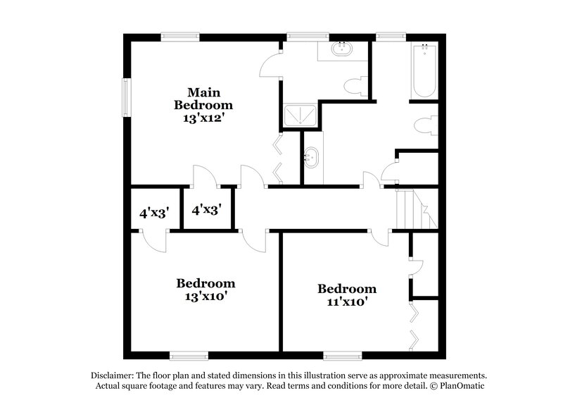 1,160/Mo, 1704 Danbury Circle Tarrant, AL 35217 Floor Plan View 2