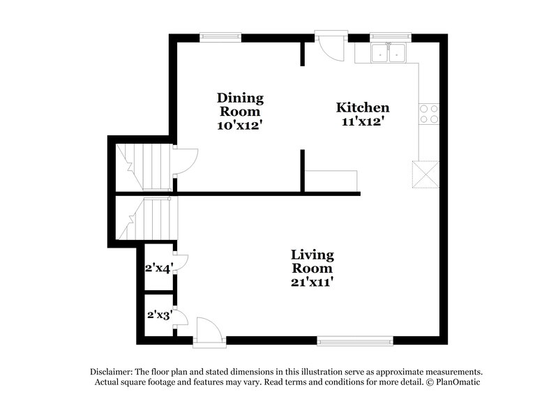 1,160/Mo, 1704 Danbury Circle Tarrant, AL 35217 Floor Plan View 3