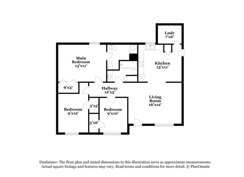 1,850/Mo, 5808 Christon Circle Pinson, AL 35126 Floor Plan View