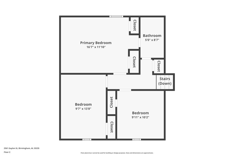 2,060/Mo, 2561 Gaylon St Birmingham, AL 35235 Floor Plan View 3