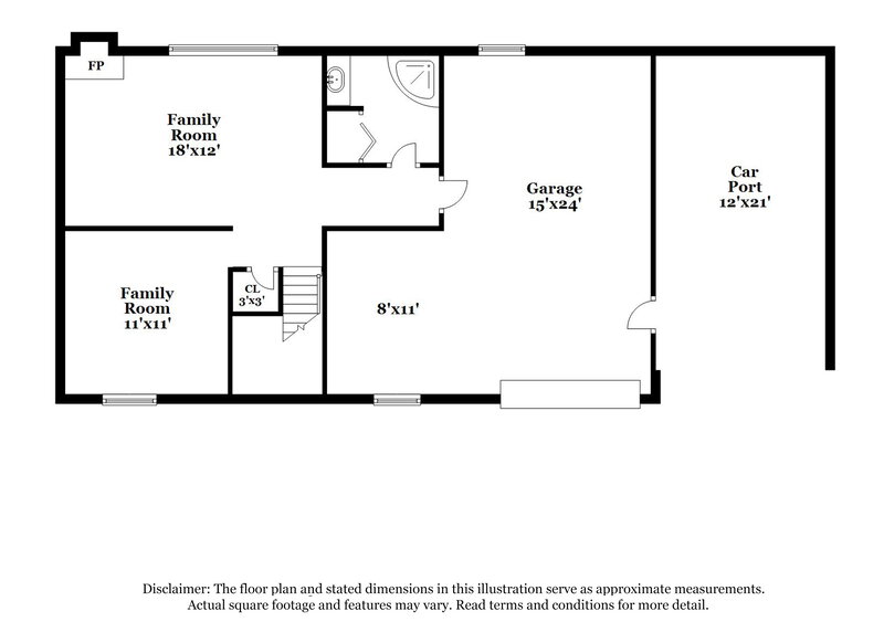 1,485/Mo, 5040 Loren Lane Pinson, AL 35126 Floor Plan View 2