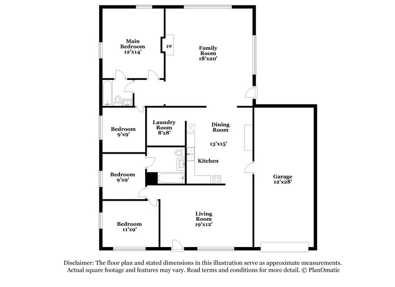 1,595/Mo, 901 Eldorado Dr BIRMINGHAM, AL 35235 Floor Plan View