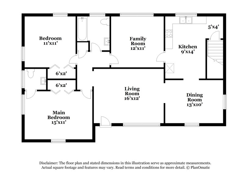 1,230/Mo, 1124 Little John Lane Birmingham, AL 35235 Floorplan View