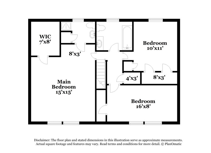 1,590/Mo, 1541 Cedargate Circle Birmingham, AL 35235 Floor Plan View 2