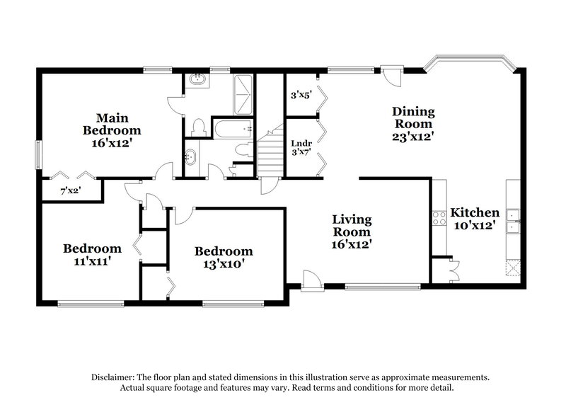 2,010/Mo, 5839 Brenda Drive Clay, AL 35173 Floor Plan View