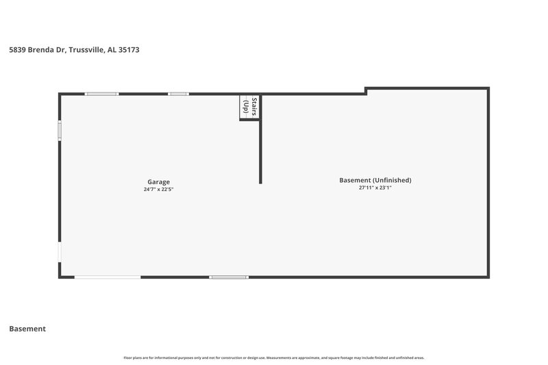 1,415/Mo, 5839 Brenda Drive Clay, AL 35173 Floor Plan View