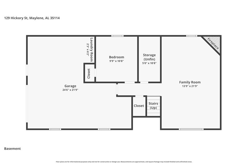 1,685/Mo, 129 Hickory St Alabaster, AL 35114 Floor Plan View 2