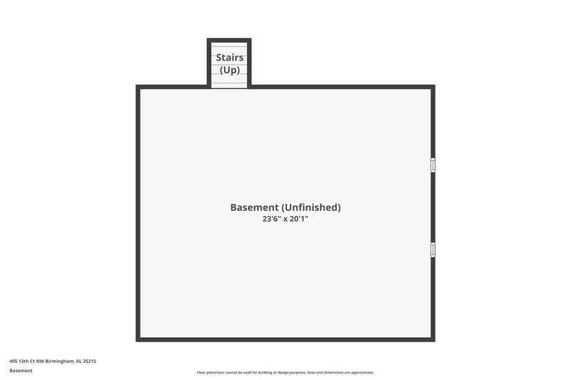 0/Mo, 405 NW 13th Court Center Point, AL 35215 Floor Plan View 2