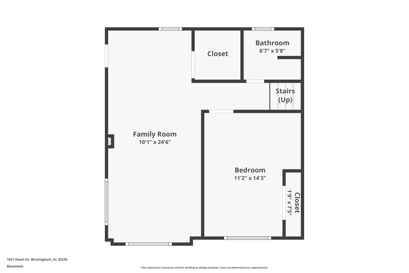 1,610/Mo, 1021 Dawn Dr BIRMINGHAM, AL 35235 Floor Plan View 2