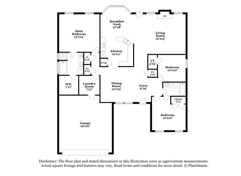 1,805/Mo, 161 Shephard Hill Dr Mooresville, NC 28115 Floor Plan View