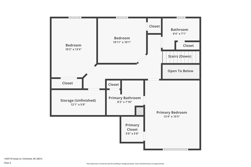 1,880/Mo, 14327 O Casey Ln Charlotte, NC 28213 Floor Plan View 2
