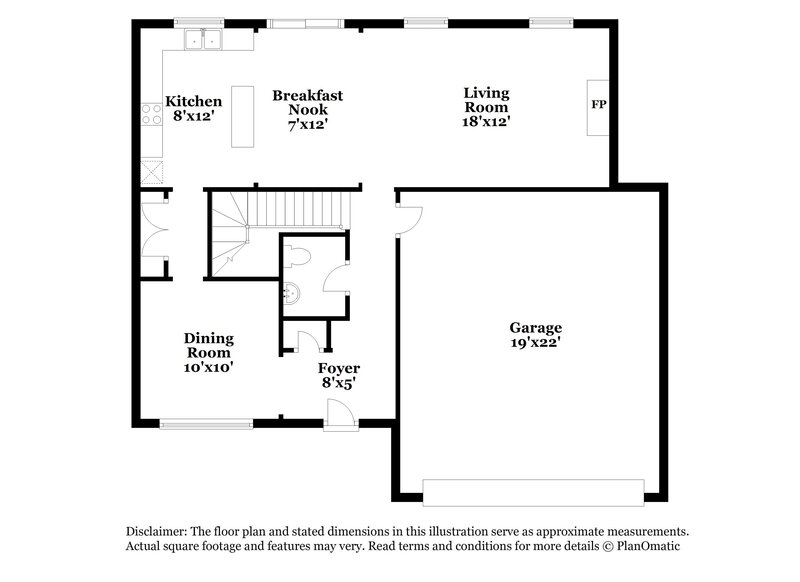 2,220/Mo, 8534 Appledale Dr Charlotte, NC 28262 Floor Plan View 2